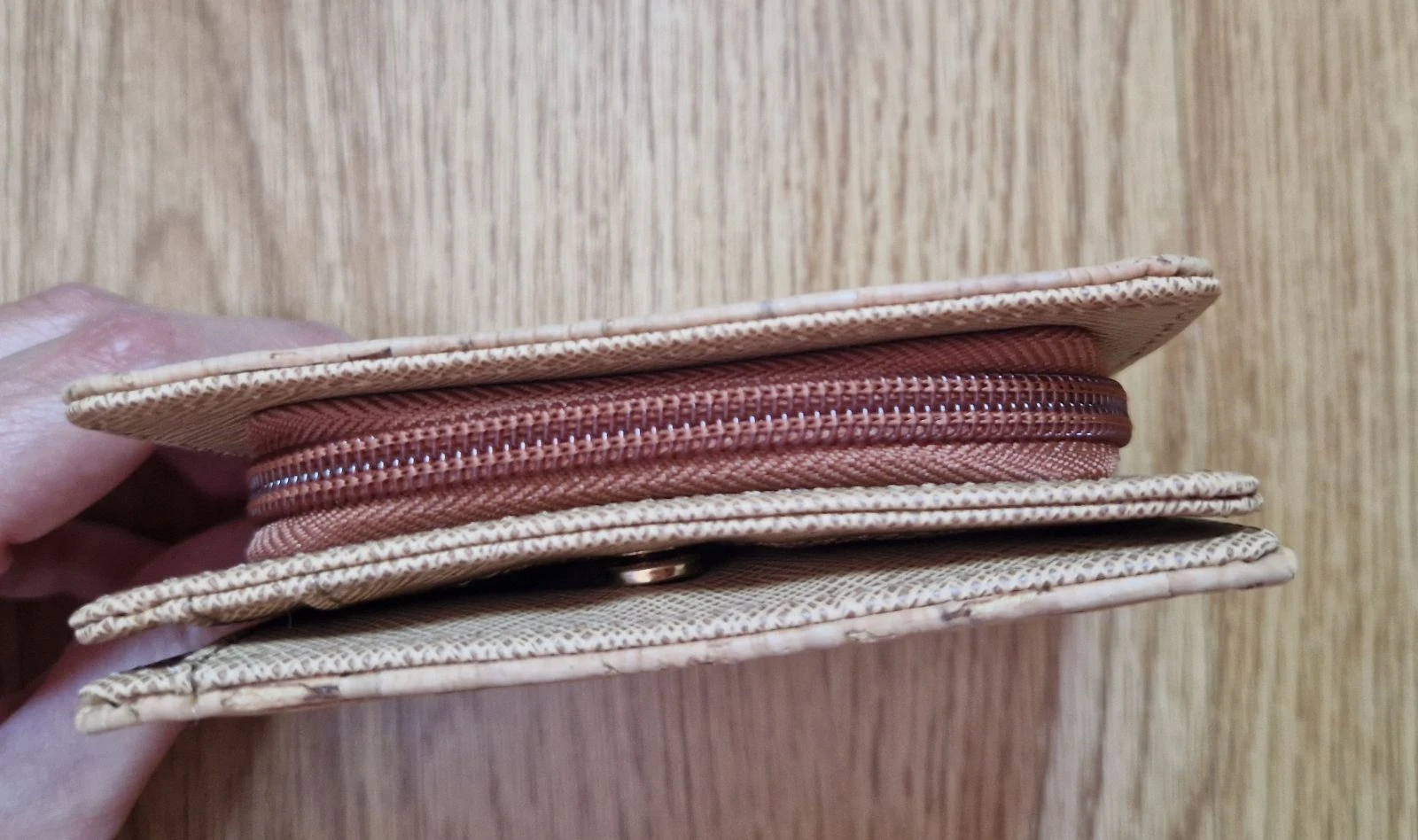 Women's vegan cork-style wallet 🌿 New unused – photo 5